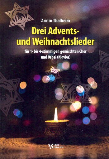3 Advents- und Weihnachtslieder&nbsp;&nbsp;für gem Chor und Orgel (Klavier)&nbsp;&nbsp;Partitur