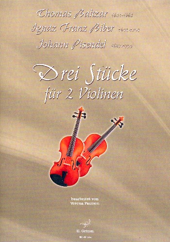 3 kleine Stücke  für 2 Violinen  Partitur und Stimme