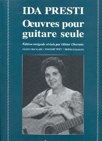 Oeuvres&nbsp;&nbsp;pour guitare seule&nbsp;&nbsp;