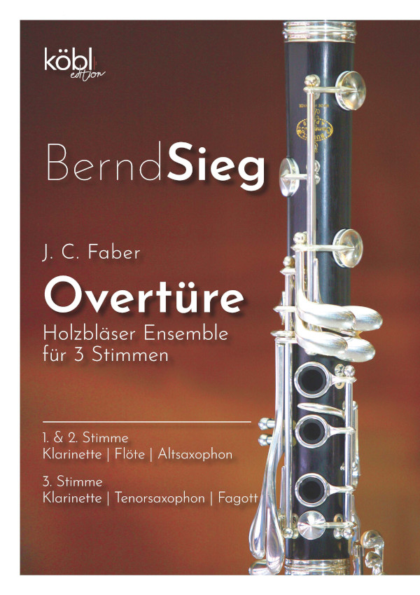 Ouvertüre&nbsp;&nbsp;für 3 Holzbläser (Ensemble)&nbsp;&nbsp;Partitur und Stimmen