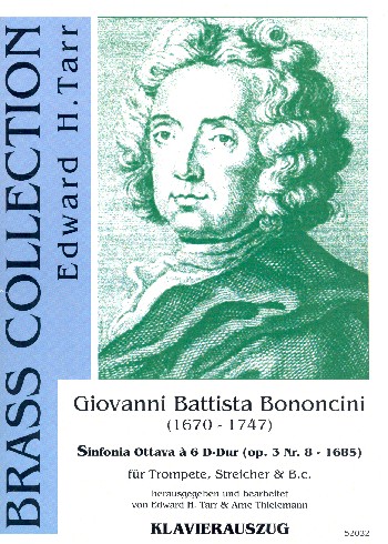Sinfonia ottava à 6 D-Dur op.3,8 für Trompete, Streicher und Bc  für Trompete und Klavier  