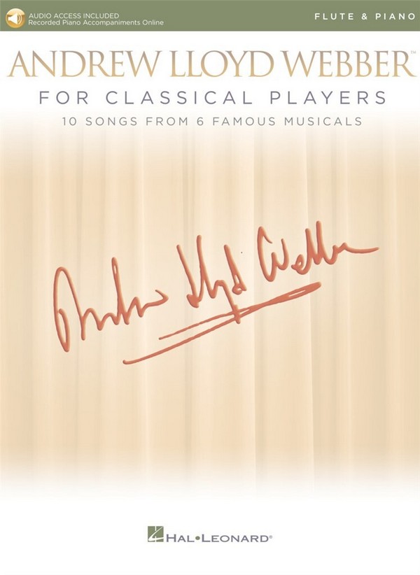 Webber for classical Players (+Online Audio)&nbsp;&nbsp;for flute and piano&nbsp;&nbsp;