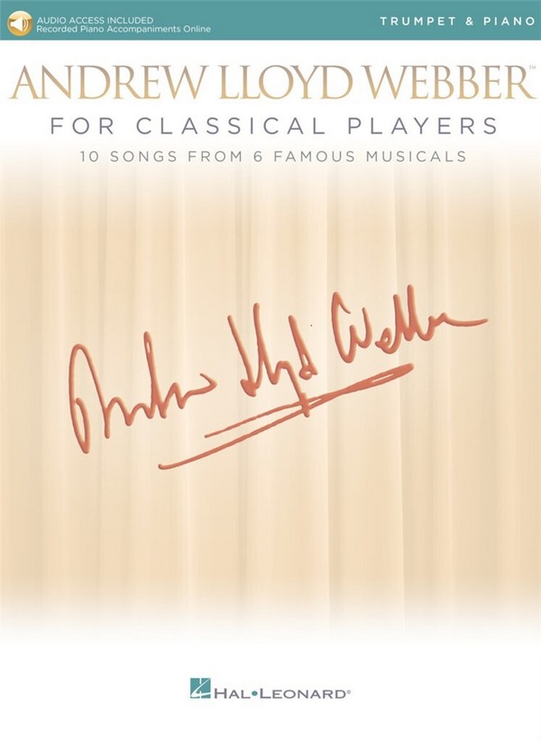 Webber for classical Players (+Audio Access):&nbsp;&nbsp;for trumpet and piano&nbsp;&nbsp;