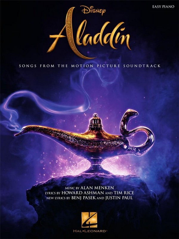 Aladdin (film 2019):  for easy piano (with lyrics and chords)  