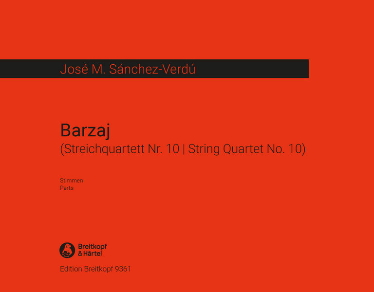 Barzaj  für Streichquartett  Stimmen