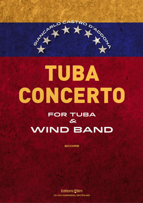 Concerto&nbsp;&nbsp;for tuba and concert band&nbsp;&nbsp;score