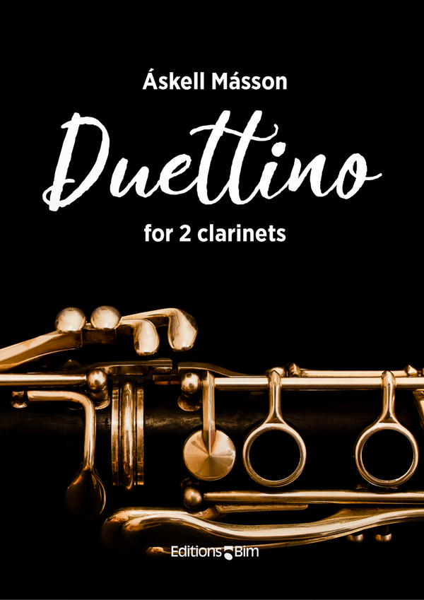 Duettino&nbsp;&nbsp;for 2 clarinets&nbsp;&nbsp;score