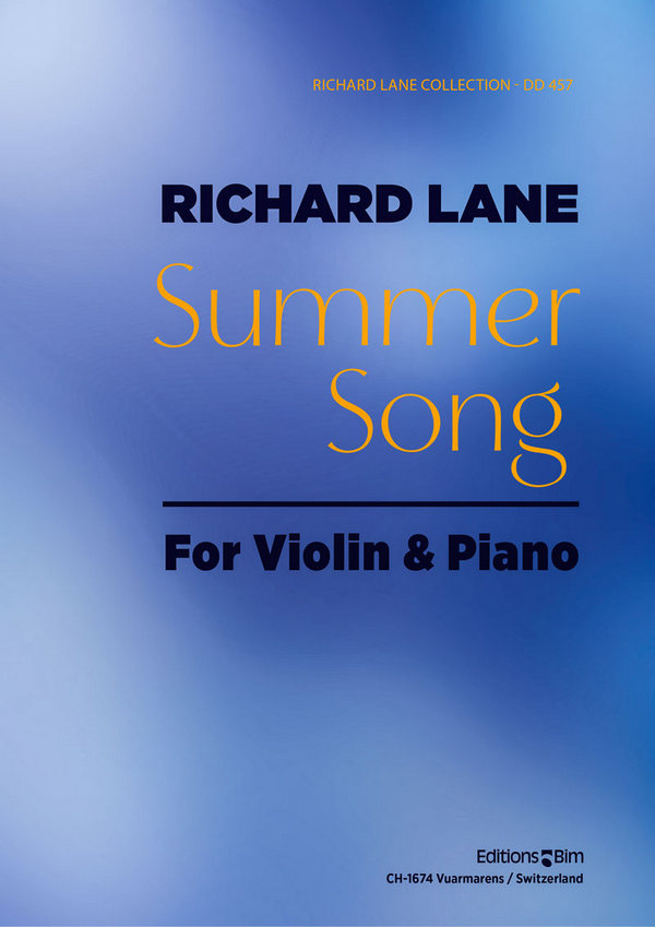 Summer Song&nbsp;&nbsp;for violin and piano&nbsp;&nbsp;