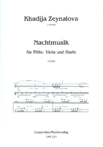 Nachtmusik  für Flöte, Viola und Harfe  Partitur und Stimmen