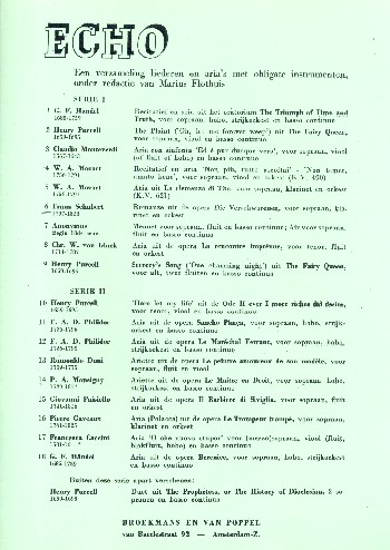 Romanze aus der Oper Die Verschworenen&nbsp;&nbsp;für Sopran, Klarinette und Klavier&nbsp;&nbsp;Partitur und Klarinettenstimme