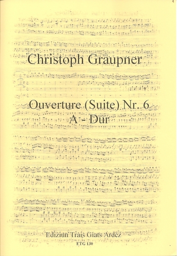 Ouverture A-Dur Nr.6  für Streichorchester  Partitur und Stimmen (2-2-2-2)
