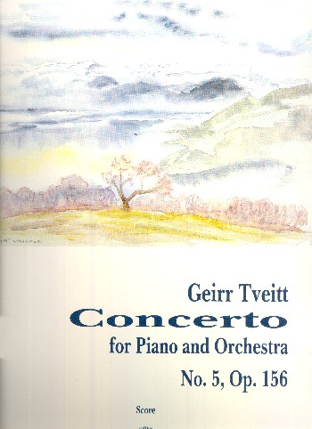Concerto no.5 op.156  for piano and orchestra  score