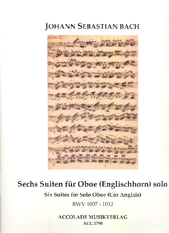 6 Suiten BWV1007-1012  für Oboe (Englischhorn)  