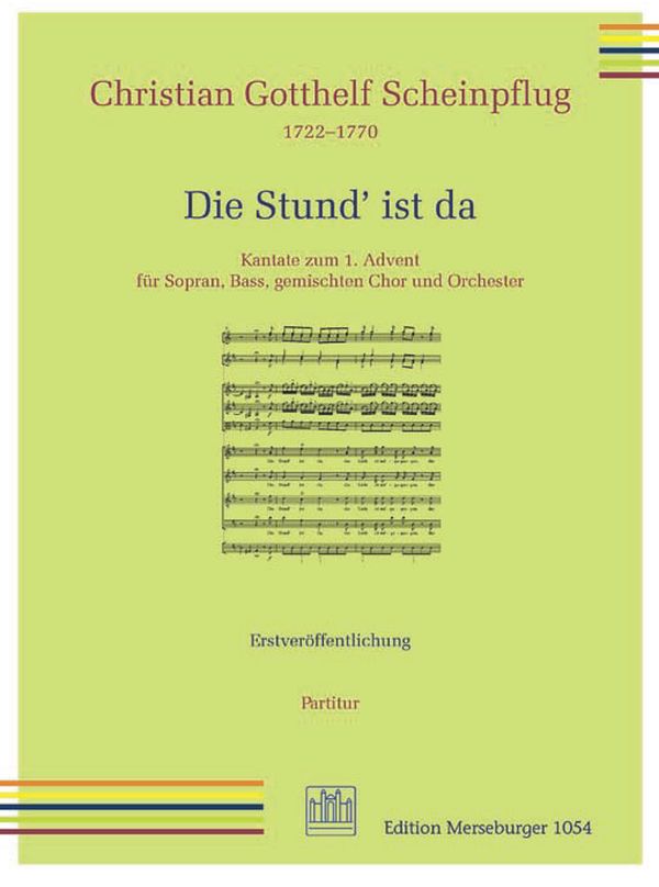 Die Stund' ist da  für Soli, gem Chor und Orchester  Partitur