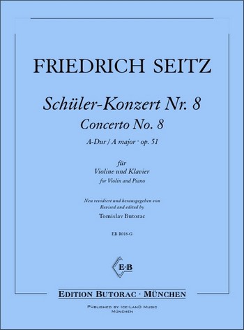 Konzert A-Dur Nr.8 op.51  für Violine und Klavier  