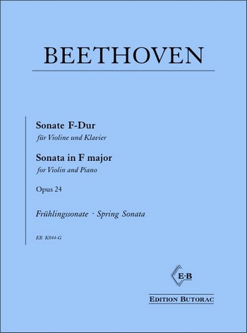Sonate F-Dur op.24&nbsp;&nbsp;für Violine und Klavier&nbsp;&nbsp;