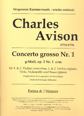 Concerto grosso g-Moll op.2,1