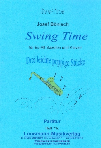 Swing Time  für Altsaxophon und Klavier  