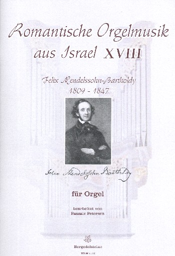 Romantische Orgelmusik aus Israel Band 18&nbsp;&nbsp;für Orgel&nbsp;&nbsp;
