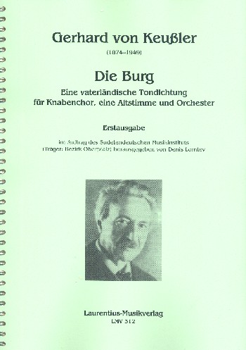 Die Burg  für Knabenchor, eine Altstimme und Orchester  Studienpartitur