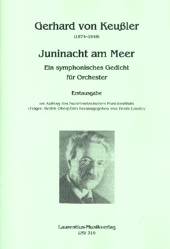 Juninacht am Meer  für Orchester  Partitur