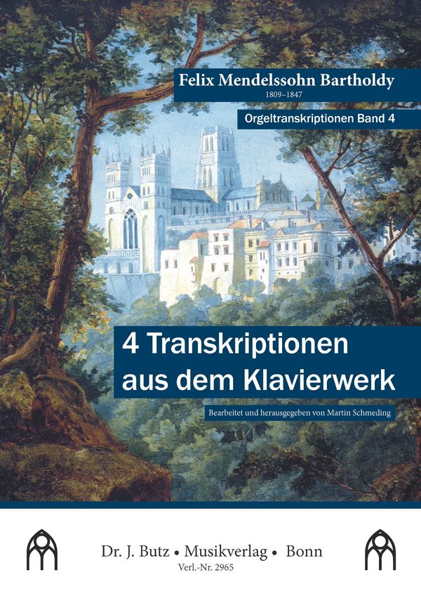 4 Transkriptionen aus dem Klavierwerk&nbsp;&nbsp;für Orgel&nbsp;&nbsp;