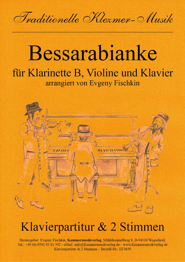 Bessarabianke  für Klarinette, Violine und Klavier  Stimmen