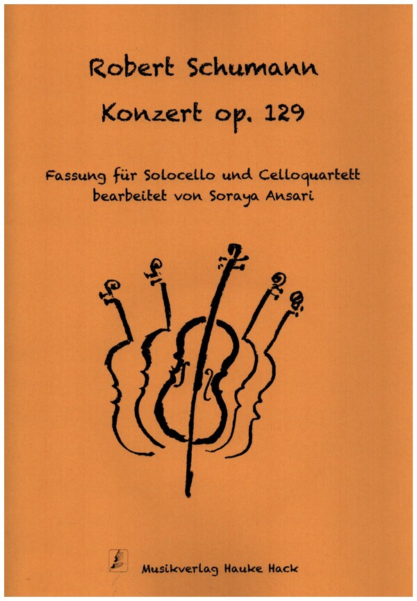 Konzert op.129  für Violoncello und Violoncelloquartett  Partitur und Stimmen