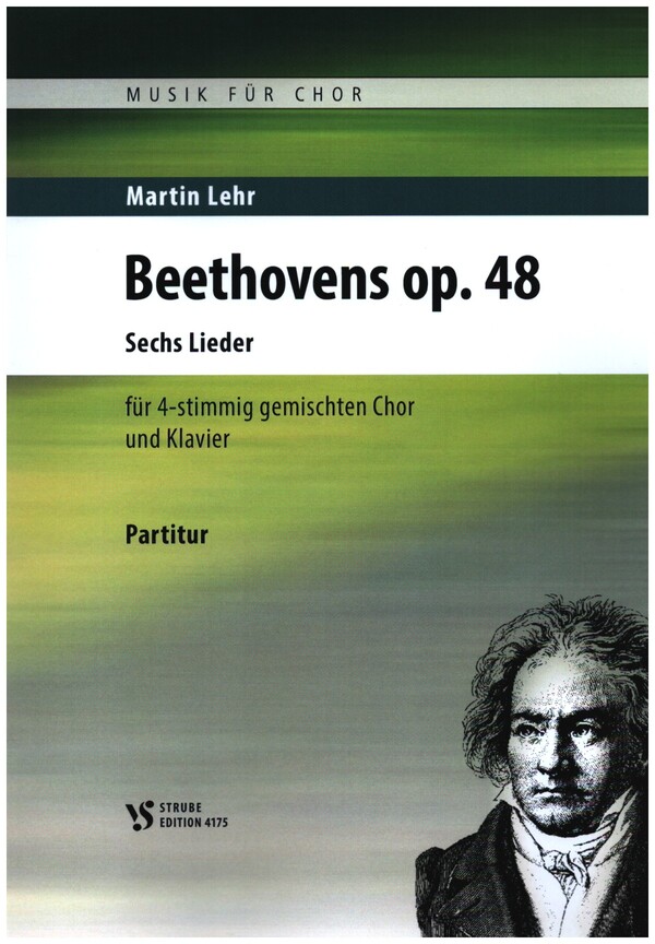 6 Lieder op.48  für gem Chor und Klavier  Partitur (dt)