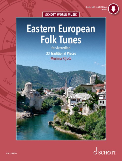 Eastern European Folk Tunes (+Online Audio)&nbsp;&nbsp;for accordion&nbsp;&nbsp;