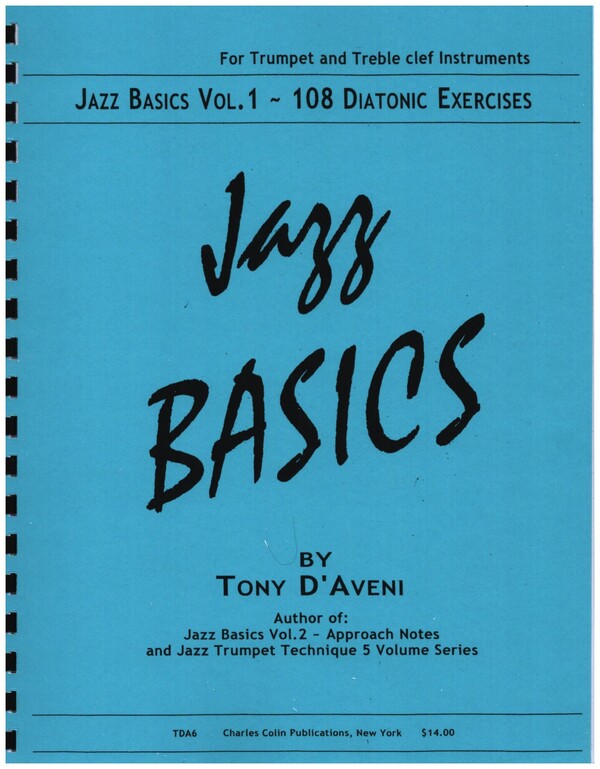 Jazz Basics vol.1 - 108 Diatonic Exercises  for trumpet  