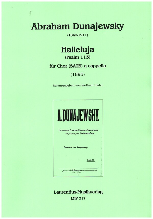 Halleluja (Psalm 113)  für gem Chor a cappella  Partitur