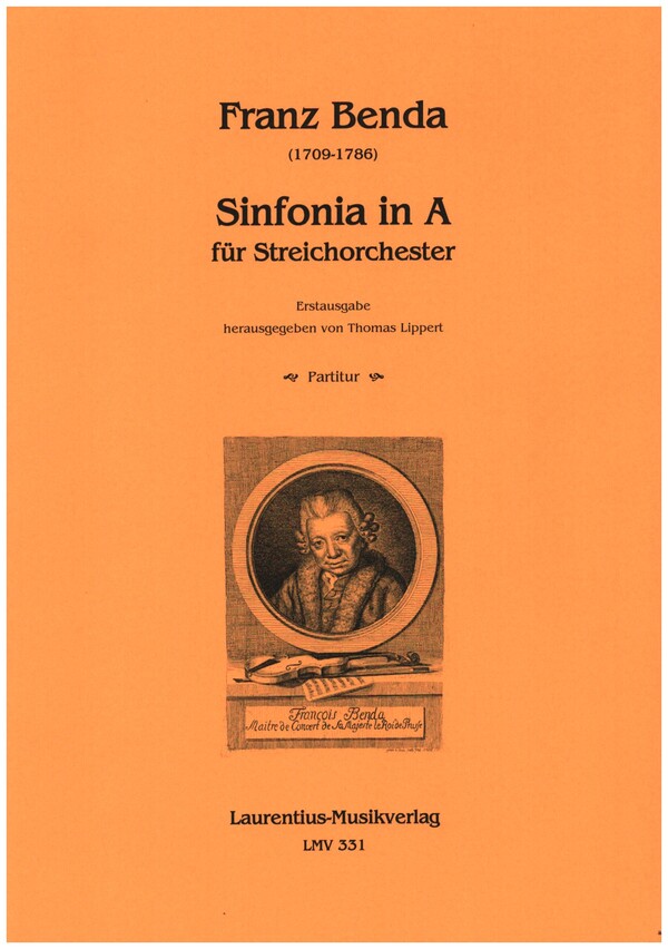 Sinfonia in A  für Streichorchester  Partitur