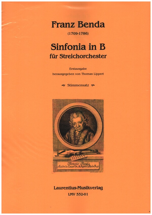 Sinfonia in B  für Streichorchester  Stimmensatz