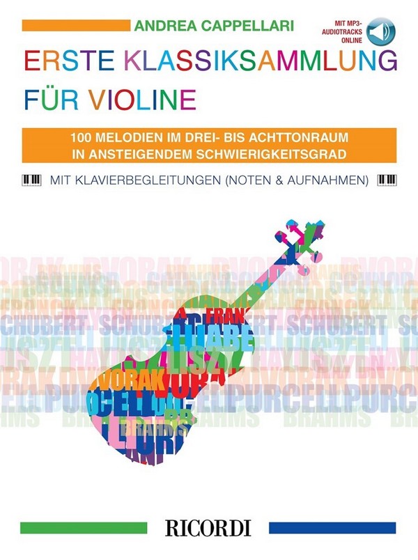 Erste Klassiksammlung (+Online Audio)&nbsp;&nbsp;für Violine&nbsp;&nbsp;