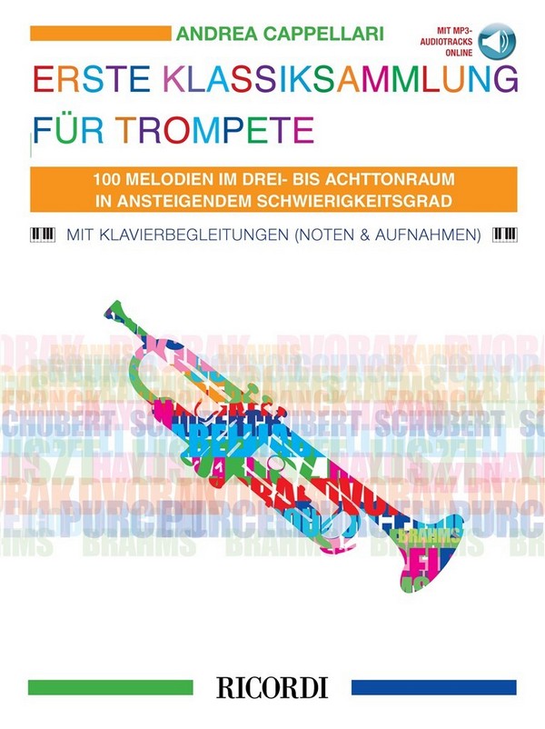 Erste Klassiksammlung (+Online Audio)&nbsp;&nbsp;für Trompete&nbsp;&nbsp;