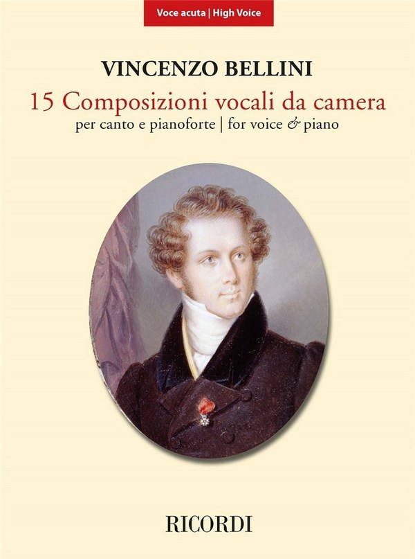 15 Composizioni vocali da camera  for high voice and piano  