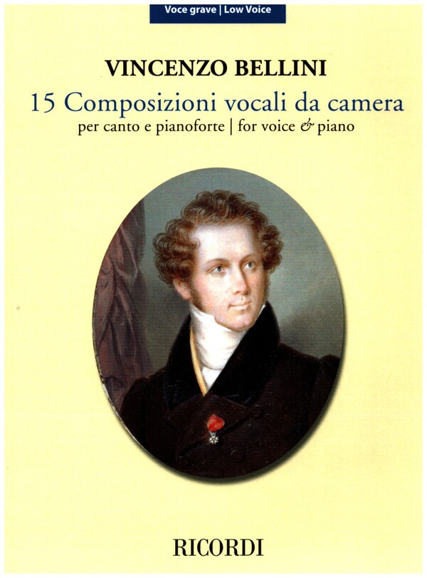 15 Composizioni vocali da camera  for low voice and piano  