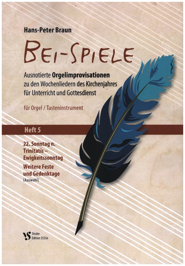 Bei-Spiele Band 5 22. Sonntag nach Trinitatis - Ewigkeitssonntag&nbsp;&nbsp;für Orgel (Tasteninstrument)&nbsp;&nbsp;