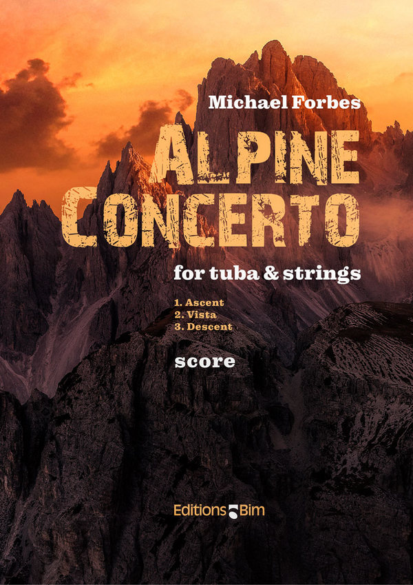 Alpine Concerto&nbsp;&nbsp;for tuba and string orchestra&nbsp;&nbsp;score