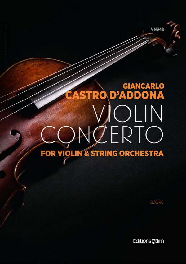 Violin Concerto&nbsp;&nbsp;for violin and string orchestra&nbsp;&nbsp;score