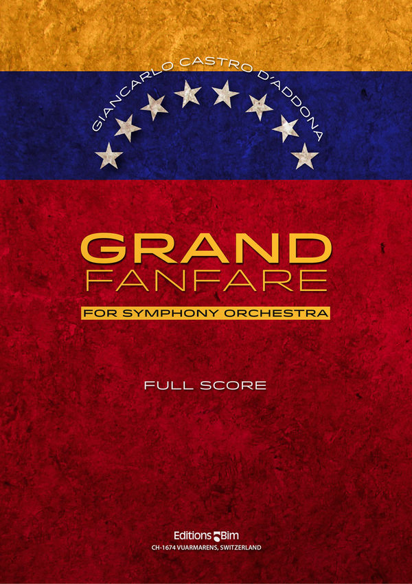 Grand Fanfare&nbsp;&nbsp;for symphony orchestra&nbsp;&nbsp;score