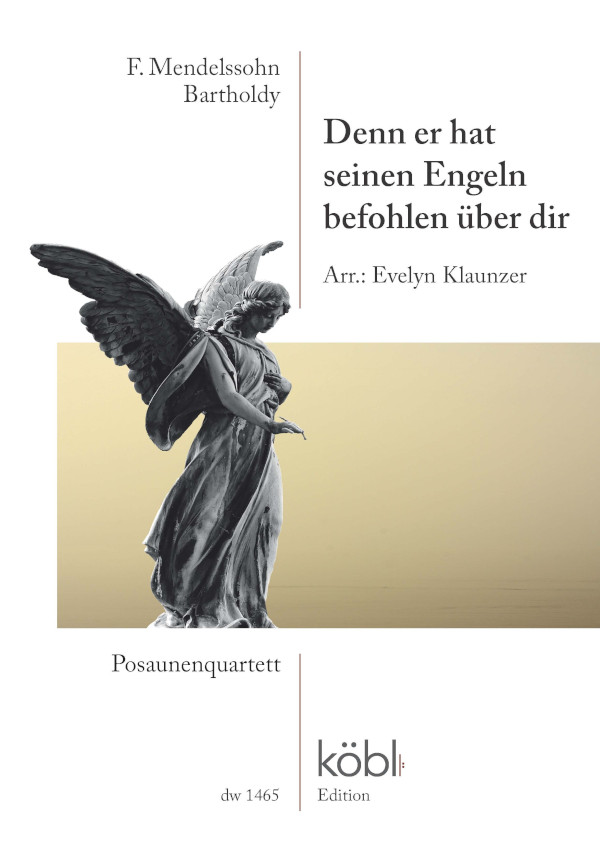 Denn er hat seinen Engeln befohlen über dir&nbsp;&nbsp;für 3 Posaunen und Bassposaune&nbsp;&nbsp;Partitur und Stimmen