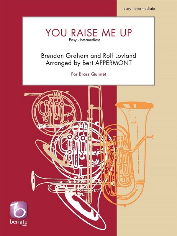 You Raise Me Up  for brass quintet  score and parts