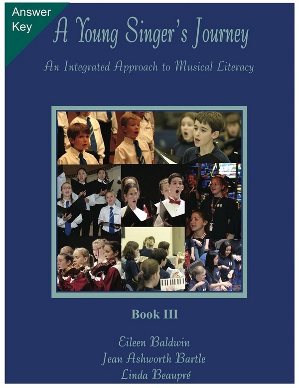 A Young Singer's Journey - Book 3 Answer Key (+Online Audio)  vocal  