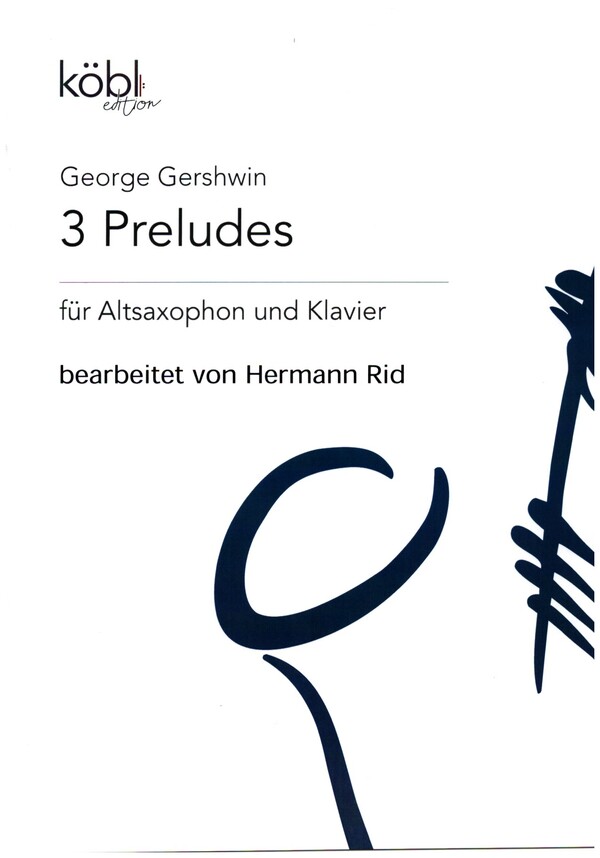 3 Preludes  für Altsaxophon und Klavier  