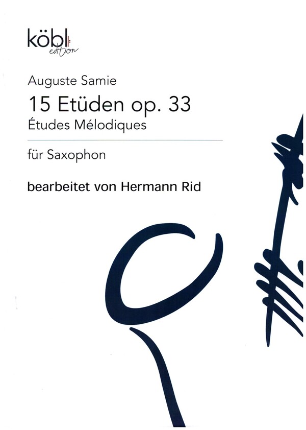 15 Etüden op.33  für Saxophon  