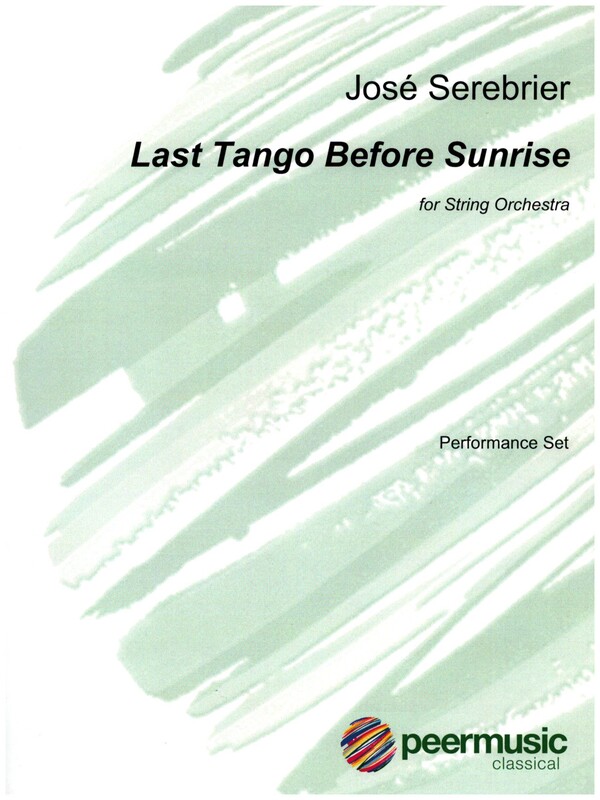 Last Tango before Sunrise  for string orchestra  score and parts