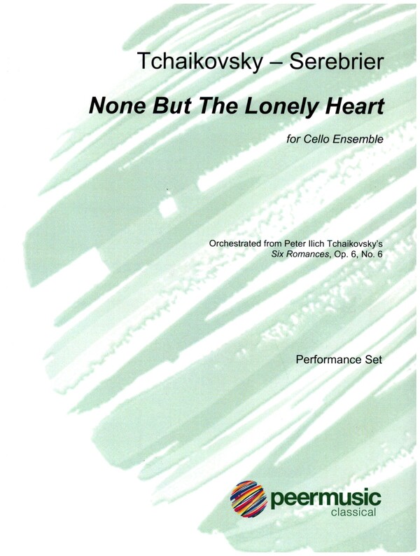 None but the Lonely Heart  for 8 violincelli  score and parts