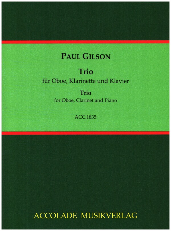 Trio  für Oboe, Klarinette und Klavier  Stimmen